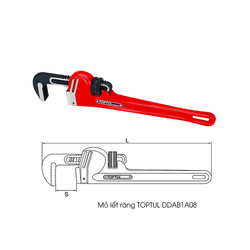 TOPTUL DDAB1A08 8 inch tooth wrench