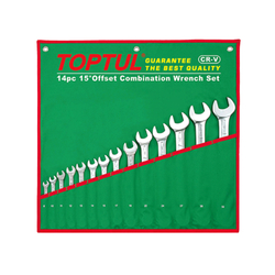 Toptul 26-piece translucent ring wrench set GAAA2604