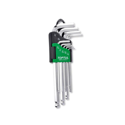 Bộ lục giác đầu bi 9 món TOPTUL GBAL0901