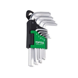 TOPTUL GAAL0910 9-piece short hexagon set