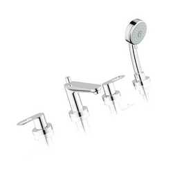 BauLoop 4-hole sink faucet set GROHE 25119000