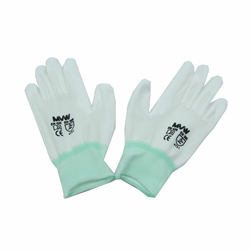 MVW protective gloves white with PU coated palm MVW-WPPC-300M (SP93-ND9.2) size M