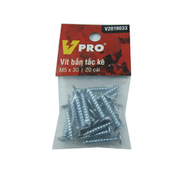 Vít bắn tắc kê M5x30 VPRO V2019033 túi 20 cái