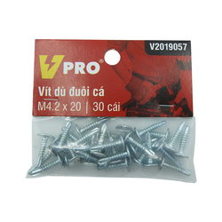 Vít dù đuôi cá M4.2x20 VPRO V2019057 túi 30 cái