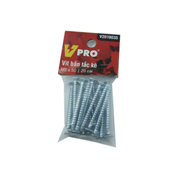 Vít bắn tắc kê M5x50 VPRO V2019035 túi 20 cái