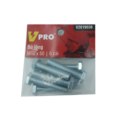 Bù lông M10x50 VPRO V2019038 túi 8 cái