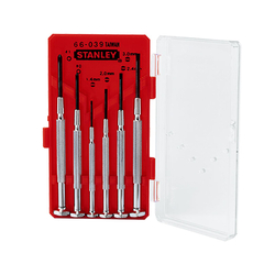 Stanley 6-piece iron-handled watch screwdriver set STHT66039-8