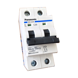 Cầu dao tép 2P 20A 240VAC Panasonic BBD2202CNV