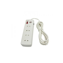 4-socket power outlet with 2.5m cord and safety cover 3300w LiOA 4SS2.5-2