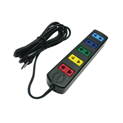 Ổ cắm điện dài phổ thông 5 ổ dây cắm 3m LiOA 5TC3-2