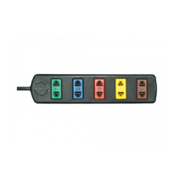 Ổ cắm điện dài phổ thông 5 ổ cắm dây 5m LiOA 5TC5-2