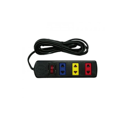 Ổ cắm điện kéo dài phổ thông 3 ổ cắm 1 công tắc dây 3m 1000w/250v LiOA 3TS3-2