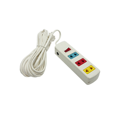 Ổ cắm điện 3 ổ cắm 1 công tắc dây 5m trắng 1000w/250v LiOA 3S5W