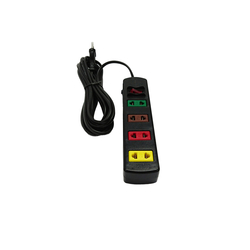Ổ cắm điện 4 ổ cắm 1 công tắc dây 5m 1000w/250v LiOA 4S5