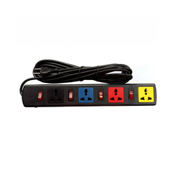 Ổ cắm điện đa năng 4 ổ cắm 4 công tắc dây 3m 2200W - 3300W LiOA 4DOF32N