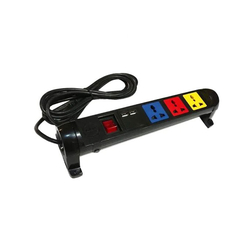 Ổ cắm điện đa năng xoay có cổng sạc USB 5V-1A 3 ổ cắm dây 3m 2200W - 3300W LiOA 3D32N2XUSB