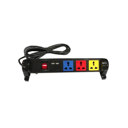Ổ cắm điện đa năng xoay có cổng sạc USB 5V-1A 4 ổ cắm dây 3m 2200W - 3300W LiOA 4D32N2XUSB