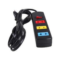 3-socket, 1-switch power outlet, 5m wire, 1000w/250v LiOA 3S5