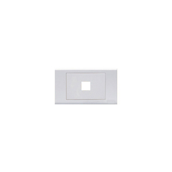 Square hole face, straight edge, 1 hole face LiOA E18S1X