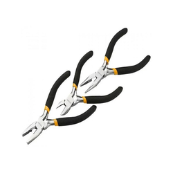 Set of 3 mini sharp cutting pliers 4.5 inch/115mm Tolsen 10038