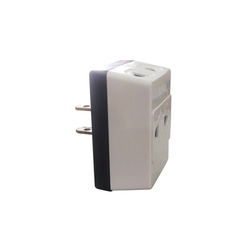 3-way splitter socket with 2-pin round plug Ø4 LiOA ON3NC4