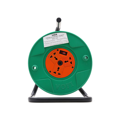 Ổ cắm điện kéo dài quay tay kiểu RULO loại 30m 3 lõi dây 15A LiOA QT30-3-15A