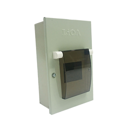 Metal electrical cabinet containing 2 LiOA SE2PL APTOMAT