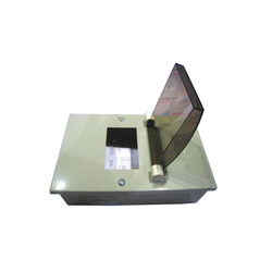 Metal electrical cabinet containing 4 LiOA SE4PL APTOMAT
