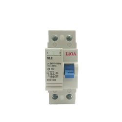 2-pole anti-shock circuit breaker, 16A current, LiOA RCCB2016/30