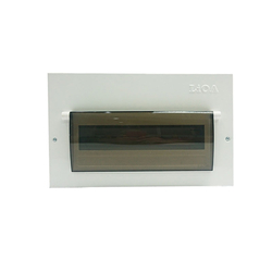 Metal electrical cabinet containing 14 LiOA SE14PL APTOMAT