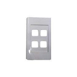 Mặt lỗ vuông viền thẳng mặt 4 lỗ LiOA E18S4X