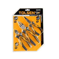 Bộ 3 kềm răng cắt nhọn công nghiệp 180/160/160mm thép CRV Tolsen 10410