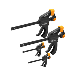 Set of 4 quick clamps 4 inch to 6 inch Tolsen 10209
