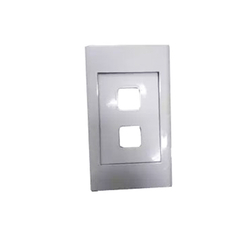 Round hole face, straight edge, 2-hole face LiOA E182X
