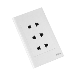 Three-pin, 2-pin 16A socket LiOA SE183U