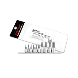 Toptul GAAG1009 star hex socket set (10 pieces)