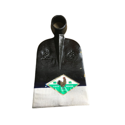 Cuốc thép con gà 15x23cm (bao gồm lưỡi cuốc và cán cuốc)