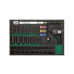 Toptul GVD4602 1/2inch wrench socket tool set (46 pieces)