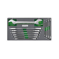 Bộ cờ lê 2 đầu hở Toptul GEA1102 (11 chi tiết)