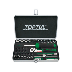 Bộ đầu tuýp 1/4inch Toptul GCAD3801 (38 chi tiết)