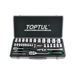 Bộ đầu tuýp 1/4inch và 1/2inch Toptul GCAD3402 (34 chi tiết)