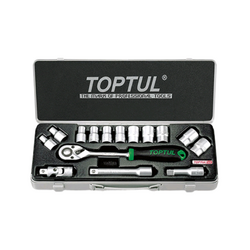 Bộ đầu tuýp 3/8inch Toptul GCAD1501 (15 chi tiết)