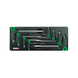Toptul GAAT0811 2-10mm L-shaped hexagon socket set (8 pieces)