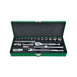 Toptul GCAD2001 3/8inch Hexagon Socket Set (20 pieces)