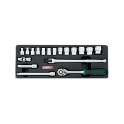 Bộ tuýp 3/8inch Toptul GCAT1810 (18 chi tiết)