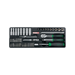 Bộ tuýp lục giác 1/4inch Toptul GCAT5003 (50 chi tiết)