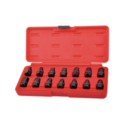 Toptul JGAI1403 Oil Filter Socket Set (14 pieces)