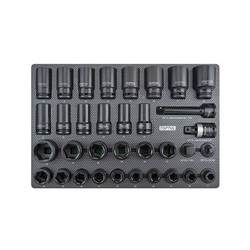 Toptul GED3426 3/4inch socket set (34 pieces)