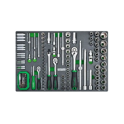 Toptul GEDC611 ratchet set (126 pieces)