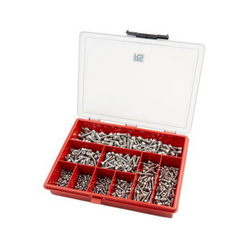 RS PRO 2253357 Hexagon Socket Bolt Box (545 pieces)